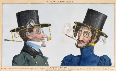 Living Made Easy - Drehender Hut, veröffentlicht von Thomas McLean, 1. Januar 1830